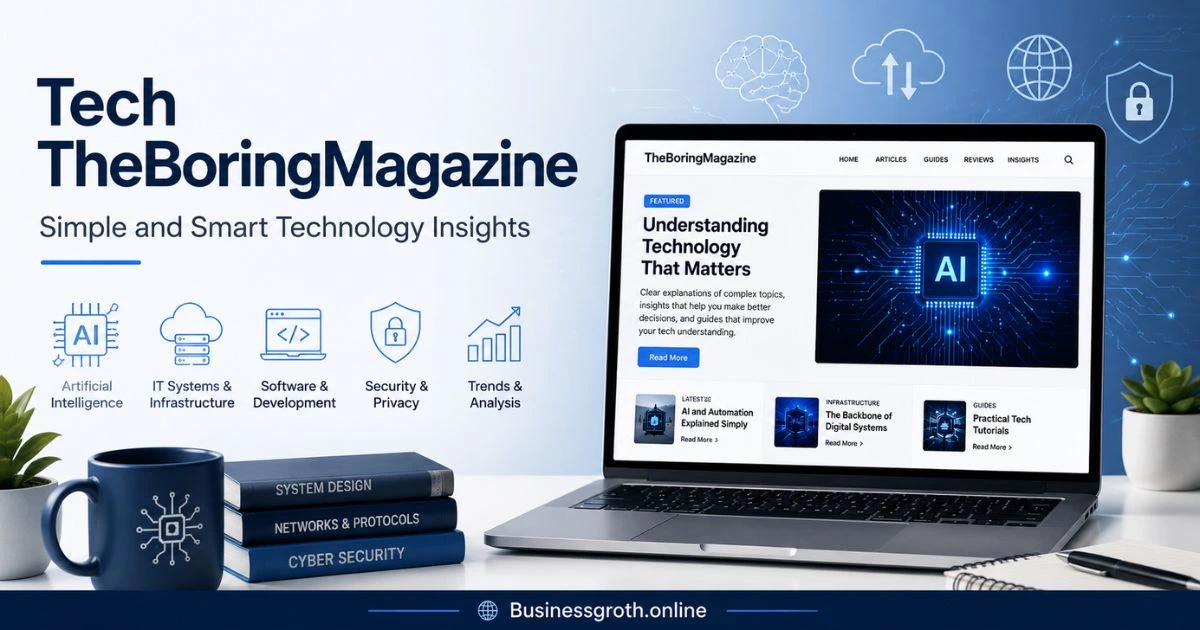 Tech TheBoringMagazine How It Makes Technology Simple, Useful, and Interesting